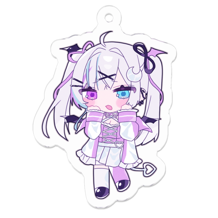アクリルキーホルダー - 50 x 50 (mm)