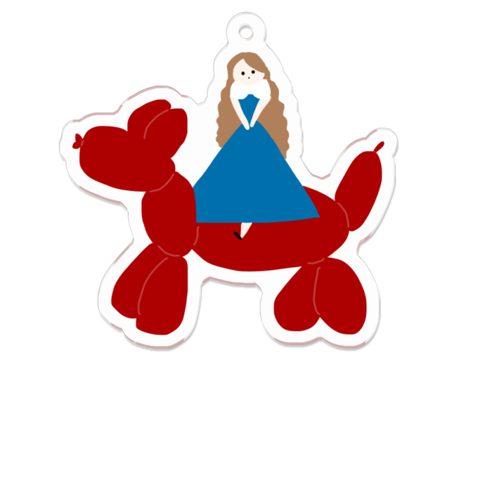 アクリルキーホルダー - 70 x 70 (mm)