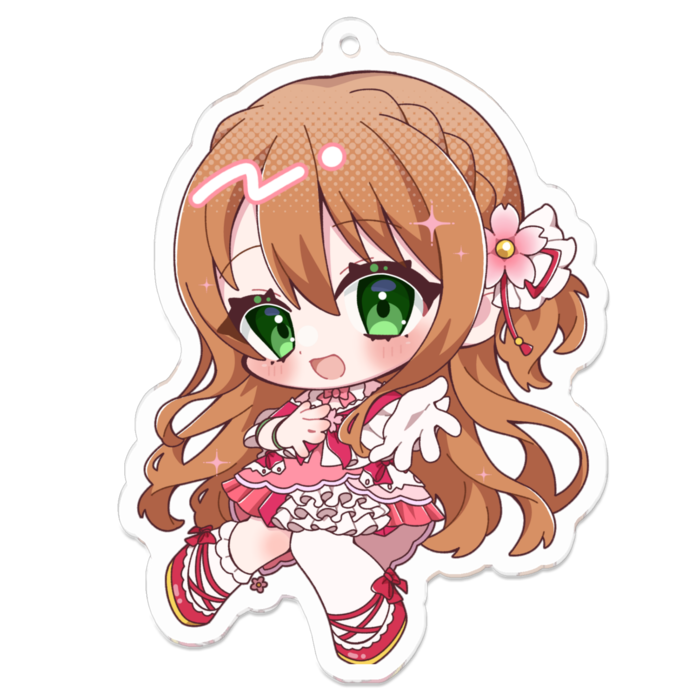 アクリルキーホルダー - 70 x 70 (mm)