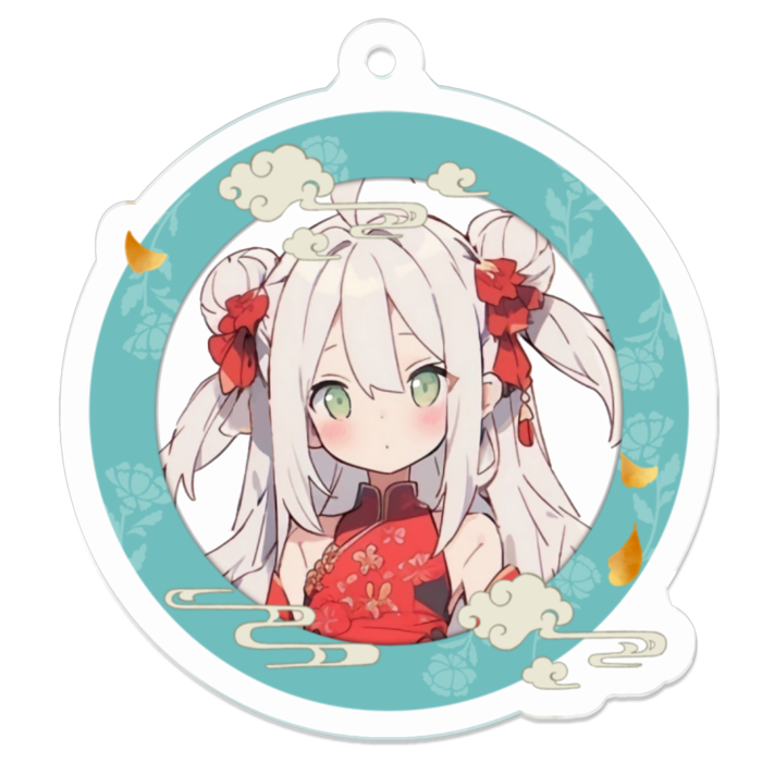 アクリルキーホルダー - 50 x 50 (mm)