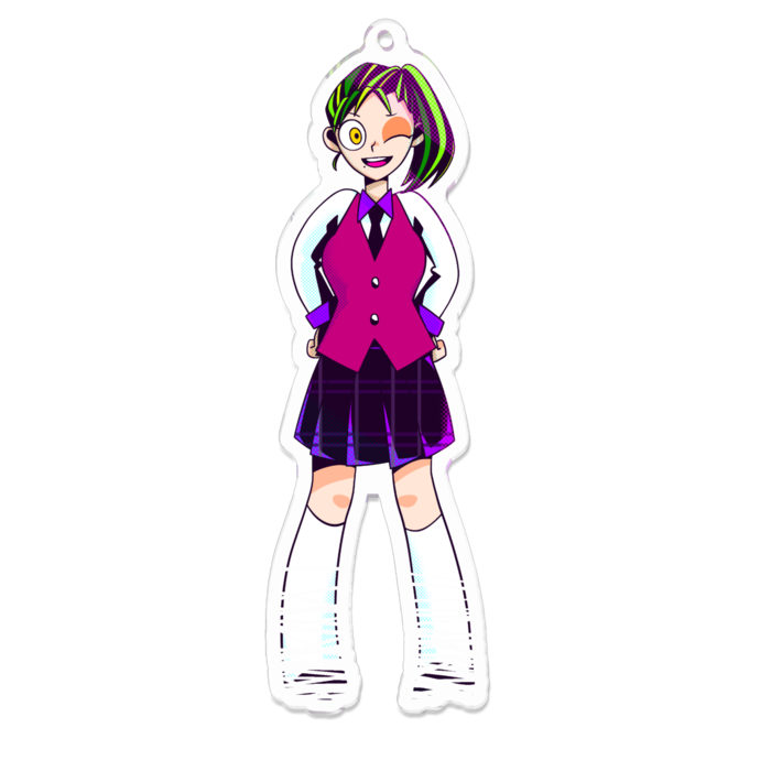 アクリルキーホルダー - 100 x 100 (mm)