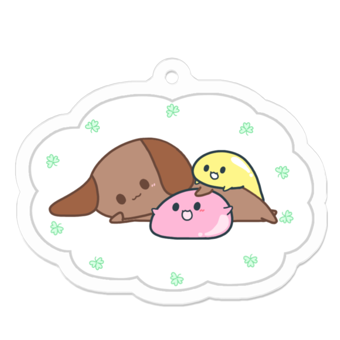 アクリルキーホルダー - 50 x 50 (mm)