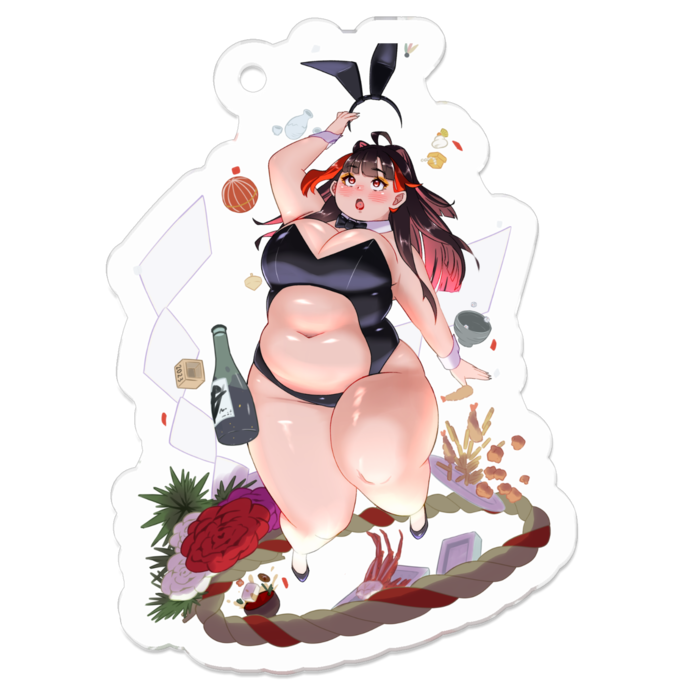 アクリルキーホルダー - 50 x 50 (mm)