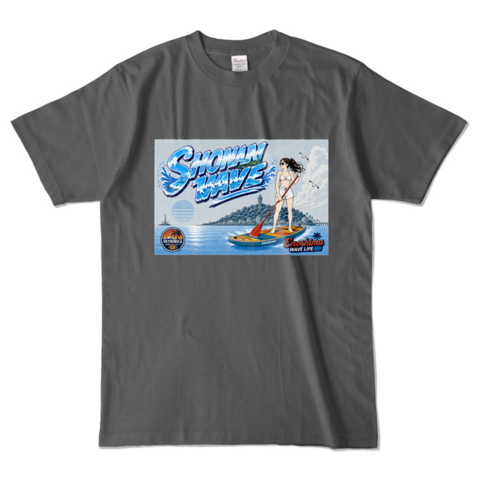 カラーTシャツ - L - チャコール (濃色)