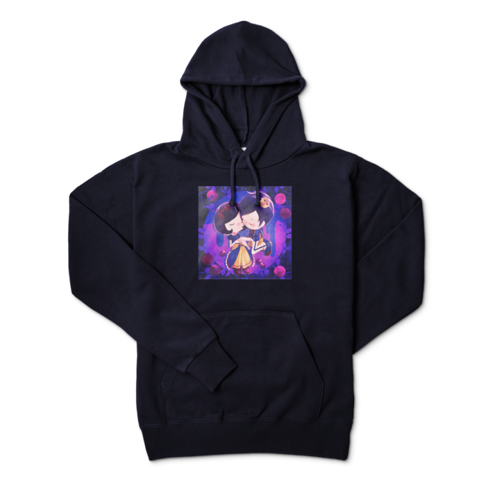 パーカー - L - ネイビー