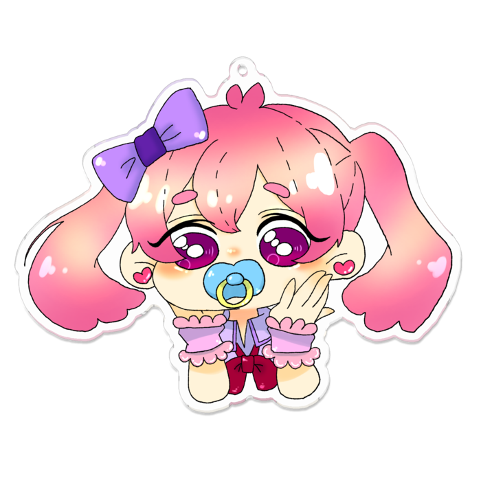 アクリルキーホルダー - 100 x 100 (mm)