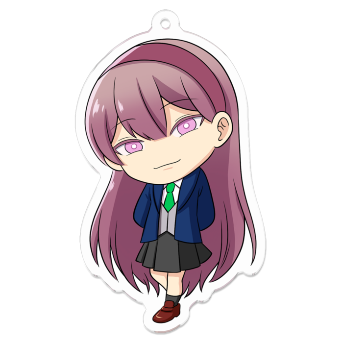 アクリルキーホルダー（コーティング） - 70 x 70 (mm)