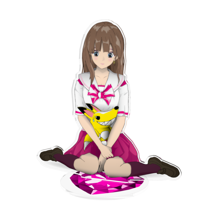 シンデレラコンティニュー「吾妻莉咲」アクリルフィギュア - 160x160mm