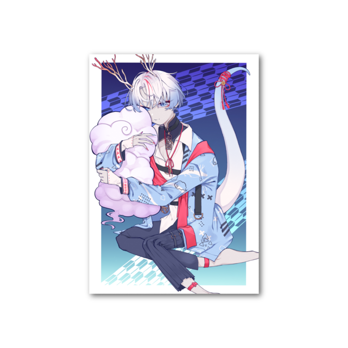 フォト風カード - 縦 - 片面