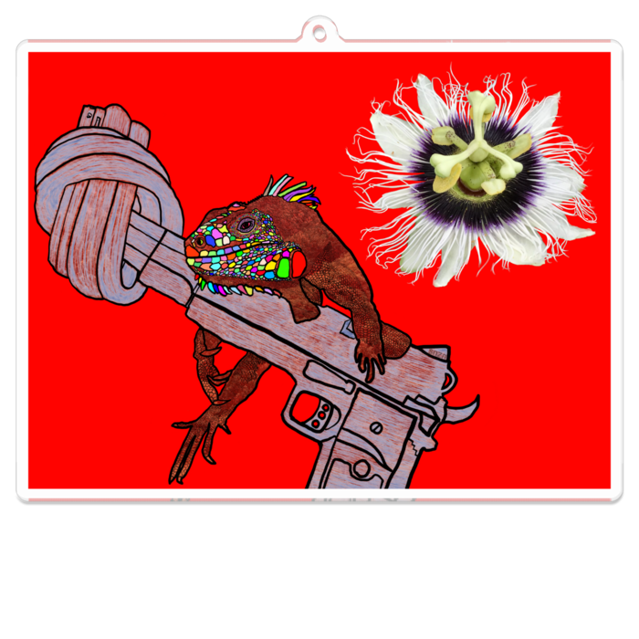 アクリルキーホルダー - 100 x 100 (mm)