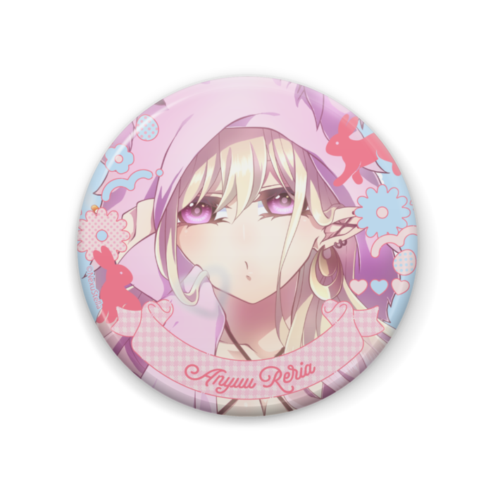 【闇熊れりあ】イースター 缶バッジ 57mm