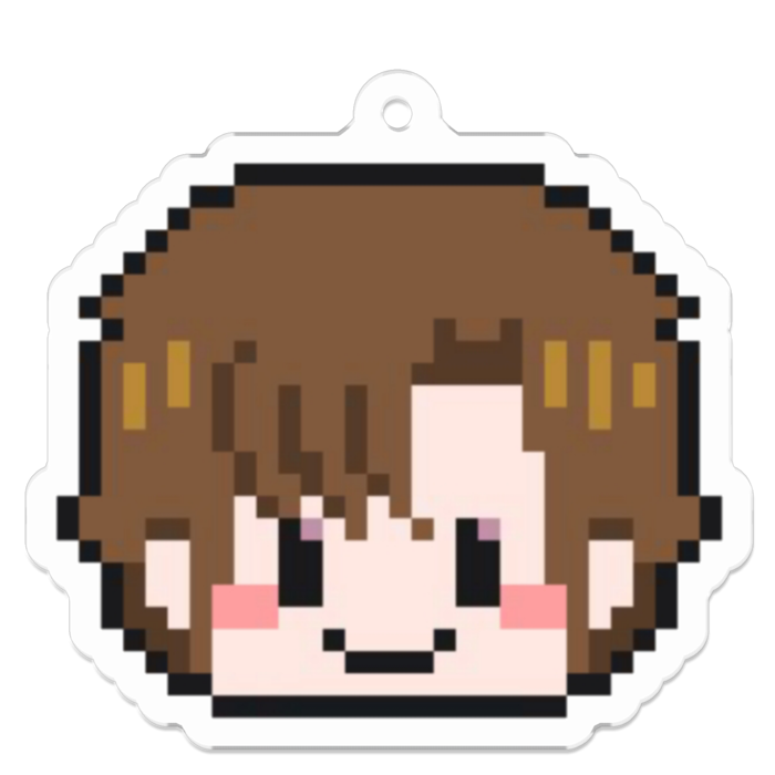 アクリルBJキーホルダー - 50 x 50 (mm)