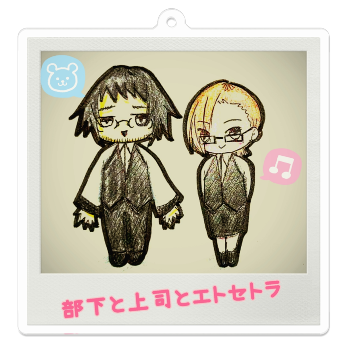 アクリルキーホルダー（コーティング） - 70 x 70 (mm)