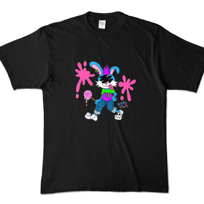 カラーTシャツ - XL - ブラック (濃色)