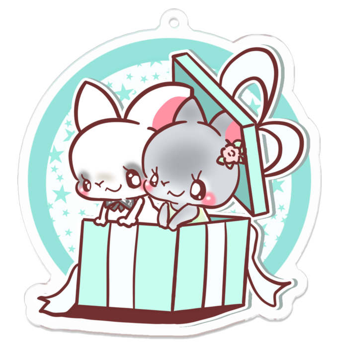 アクリルキーホルダー - 70 x 70 (mm)