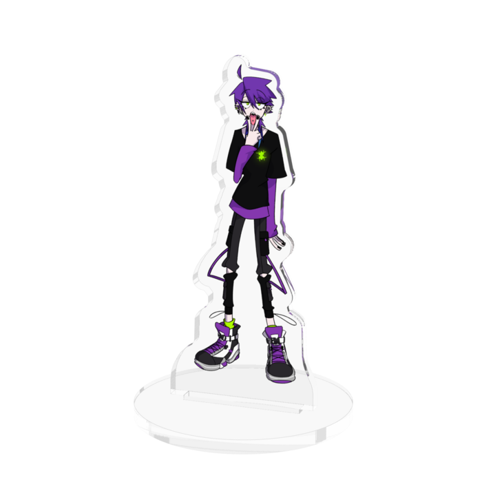 裏ピースcartoonアクスタ-7cm