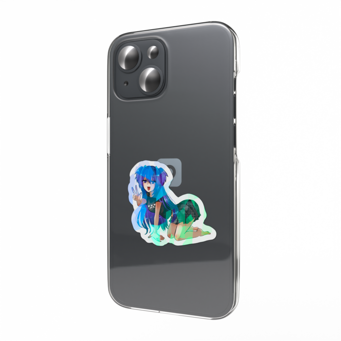 ホログラムスマホステッカー - 縦