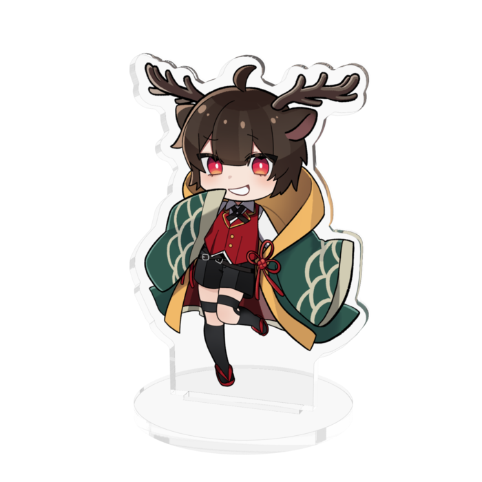 巻物なしアクリルフィギュア - 70x70mm