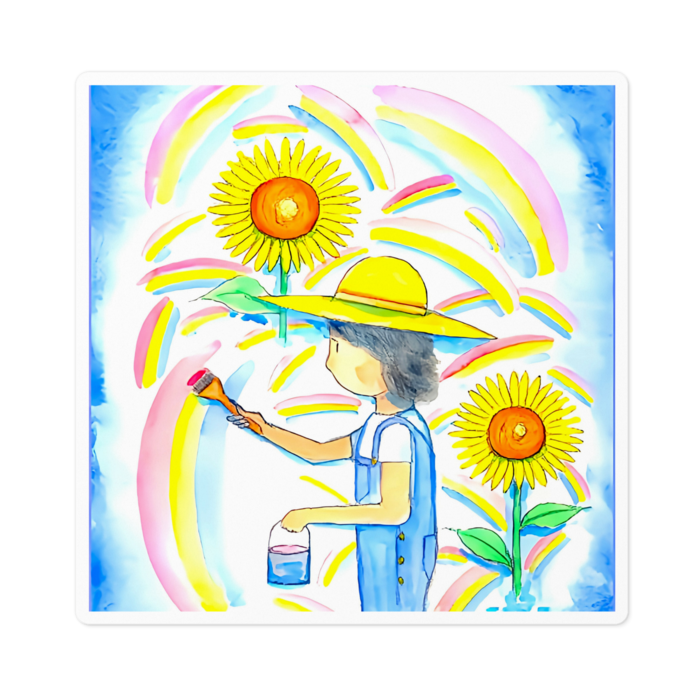 ステッカー - 100 x 100 (mm)