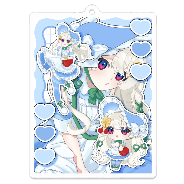 アクリルキーホルダー - 70 x 70 (mm)