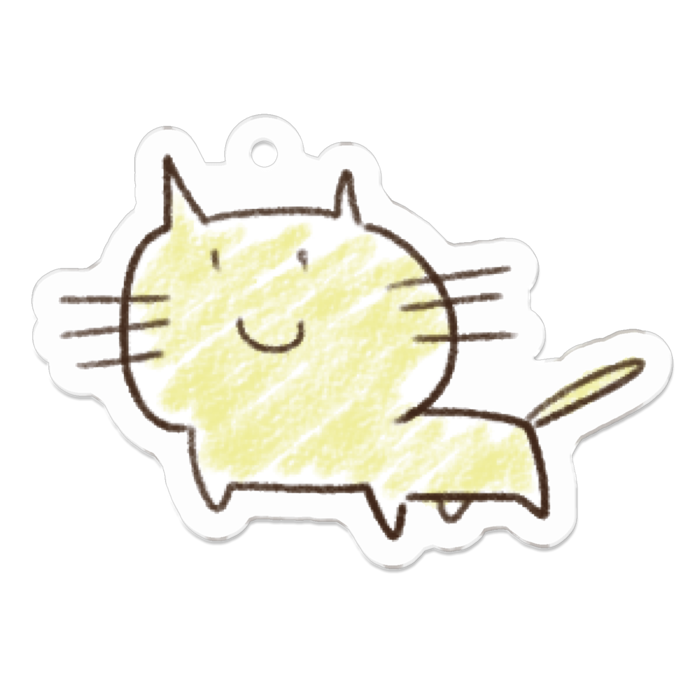 アクリルキーホルダー - 50 x 50 (mm)