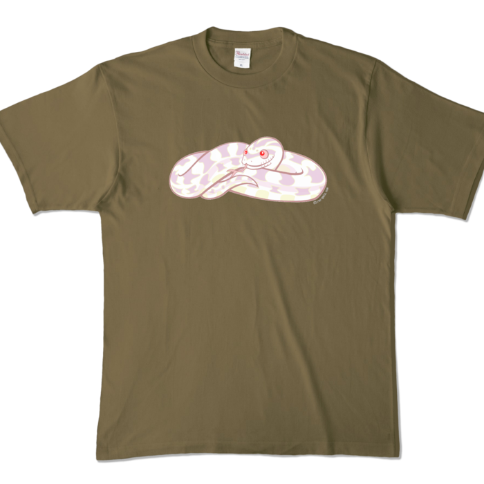 カラーTシャツ - XL - オリーブ (濃色)