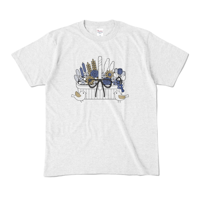 カラーTシャツA　アッシュ　M