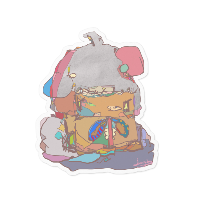 ステッカー - 100 x 100 (mm)