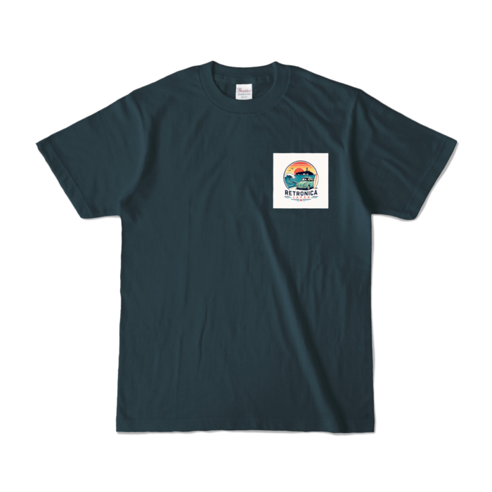 カラーTシャツ - S - デニム (濃色)