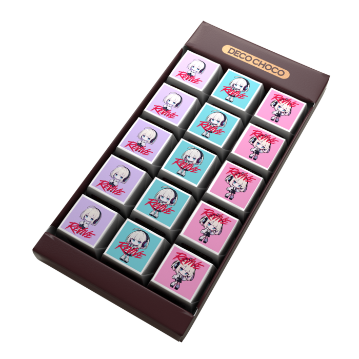DECOチョコ - 列ごとにデザイン