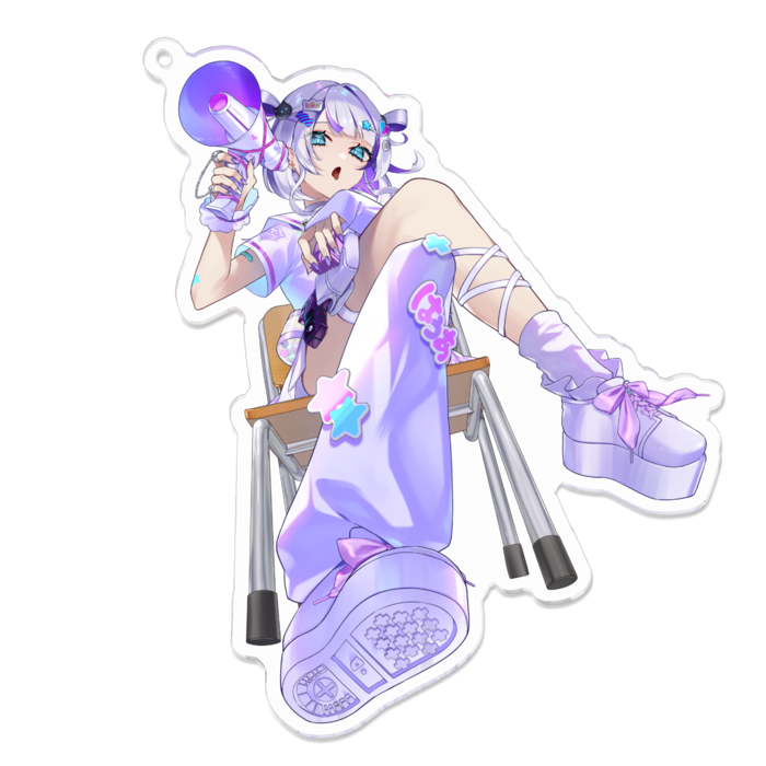 アクリルキーホルダー - 100 x 100 (mm)