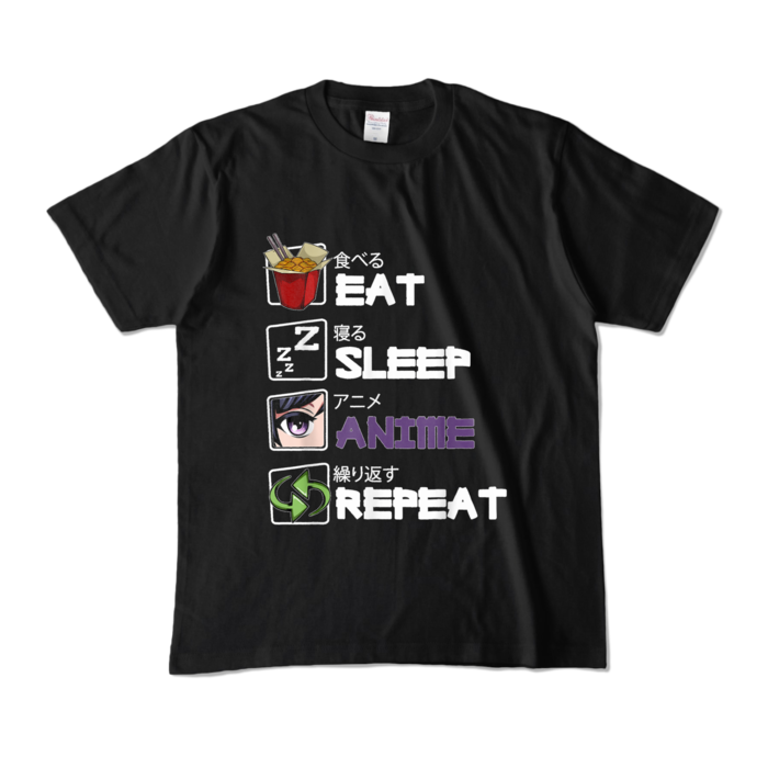 カラーTシャツ - M - ブラック (濃色)