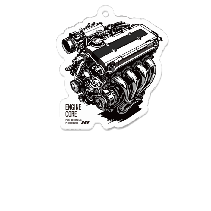 アクリルキーホルダー - 70 x 70 (mm)