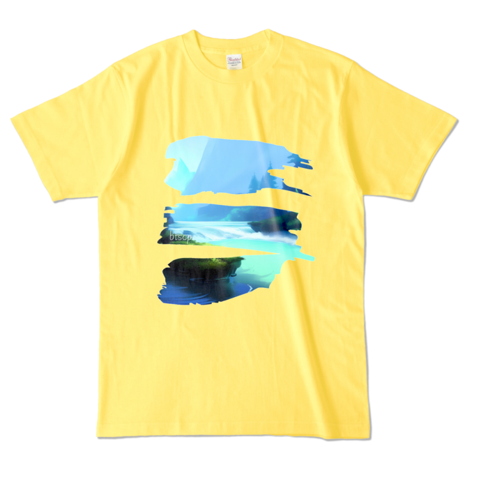 カラーTシャツ - L - イエロー (濃色)