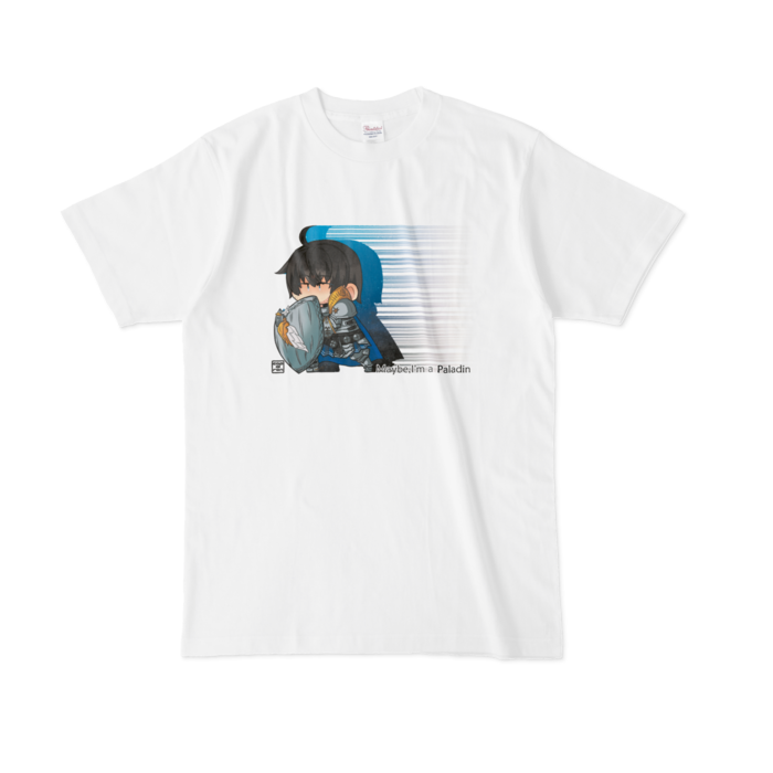 頭割り5】ナイトちょとわかるTシャツ【FF14】 - cooairon - BOOTH