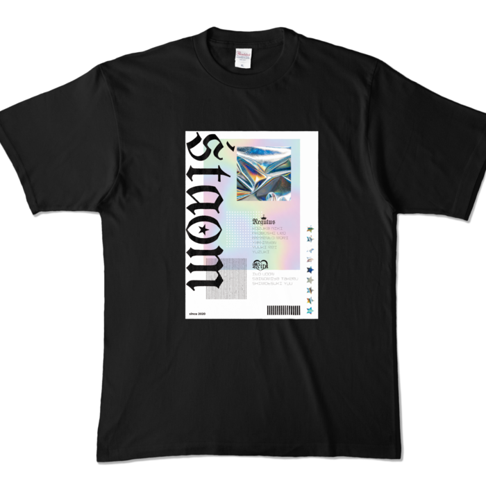 カラーTシャツ - XL - ブラック (濃色)