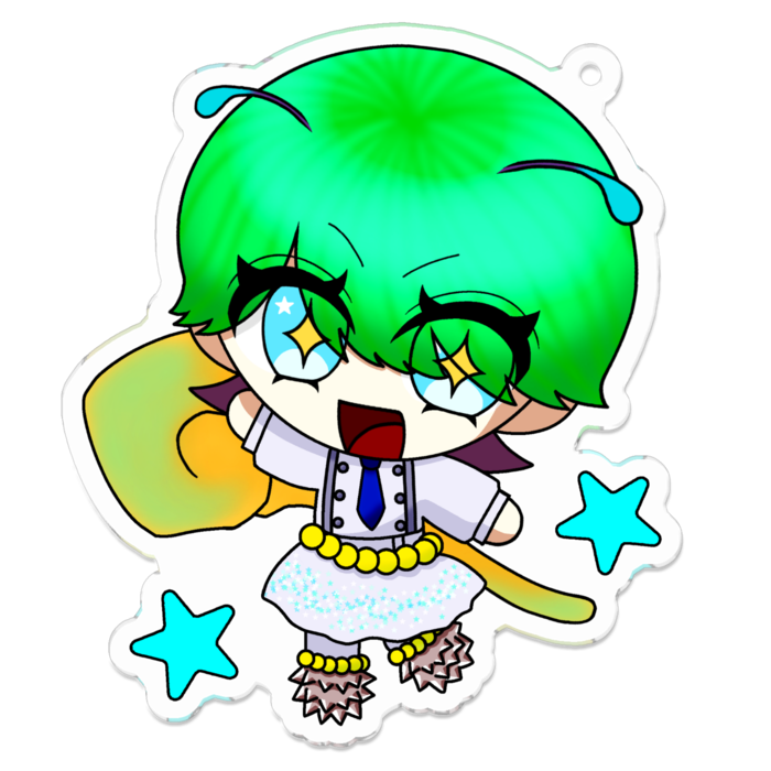 アクリルキーホルダー - 70 x 70 (mm)