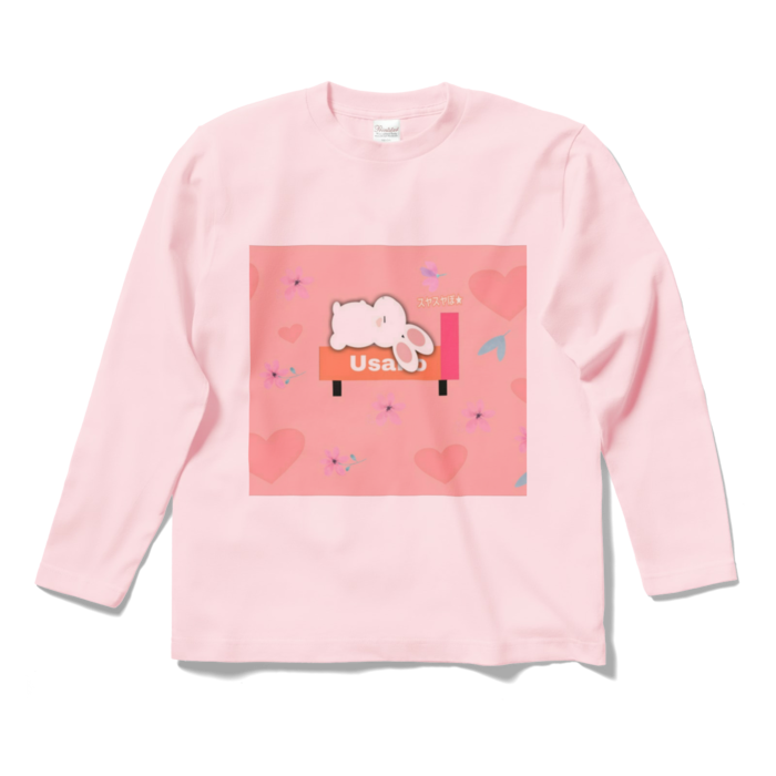 ロングスリーブTシャツ - S - ライトピンク