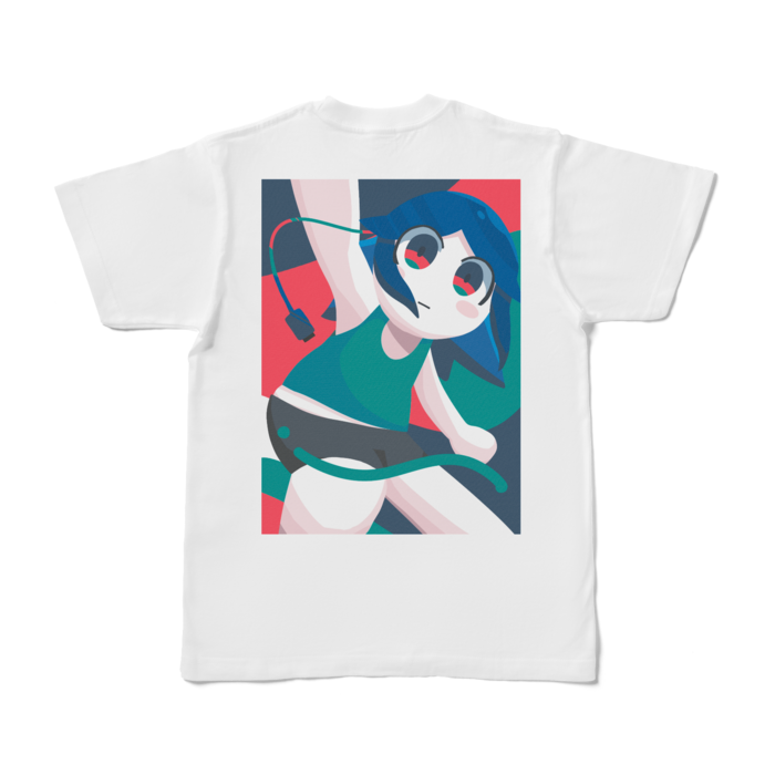 Tシャツ - S - 白(背面)