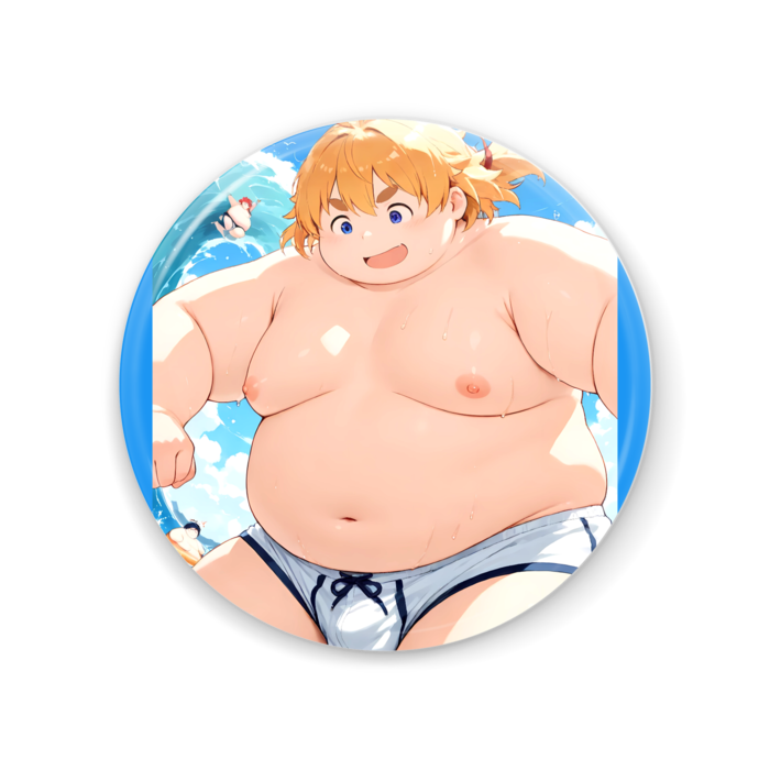 【缶ミラー】海のデブ - 56mm