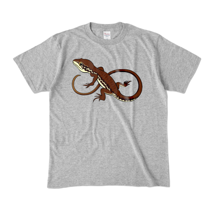 カラーTシャツ - M - 杢グレー (濃色)