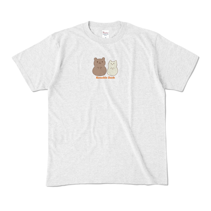 ナックルザックTシャツ - M - アッシュ (淡色)
