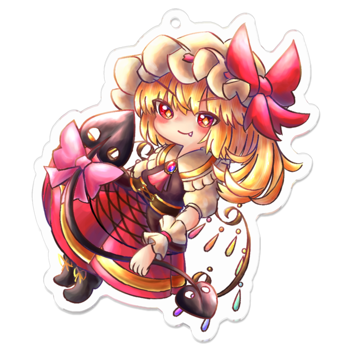 アクリルキーホルダー（コーティング） - 70 x 70 (mm)