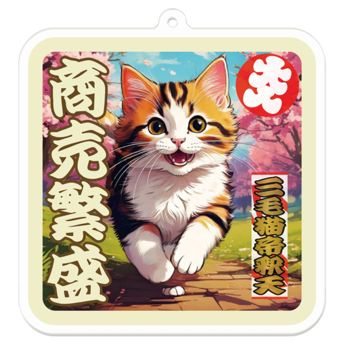 アクリルキーホルダー - 70 x 70 (mm)