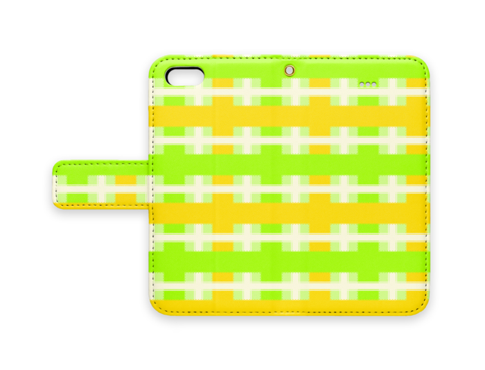 手帳型iPhoneケース - iPhone5 - ストラップ穴 あり