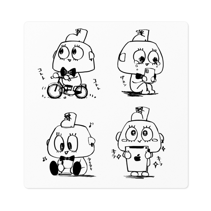 ステッカー - 100 x 100 (mm)