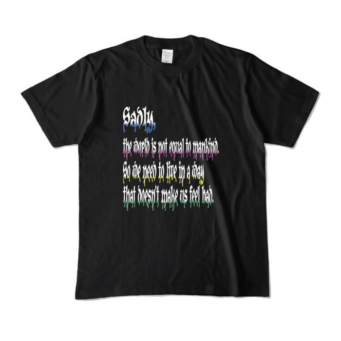 カラーTシャツ - M - ブラック (濃色)