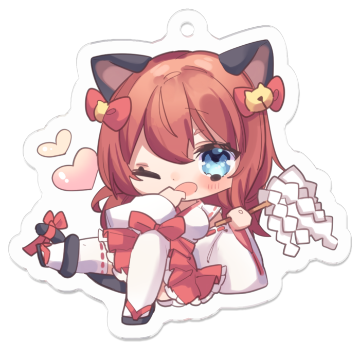 アクリルキーホルダー（コーティング） - 50 x 50 (mm)