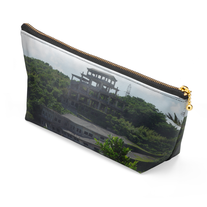 ポーチ - 長さ21.5cm / 高さ10cm - ブラック