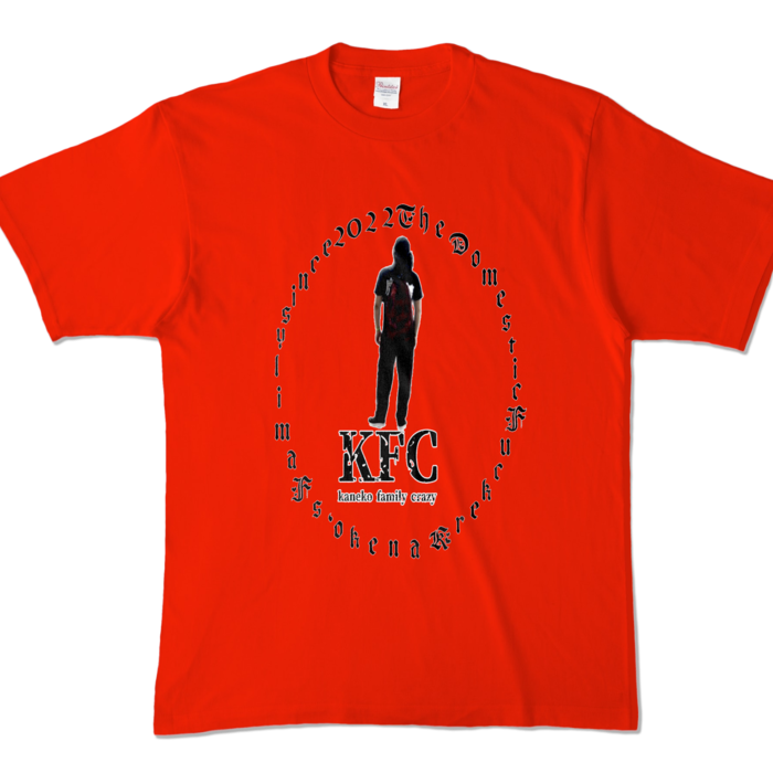 カラーTシャツ - XL - レッド (濃色)